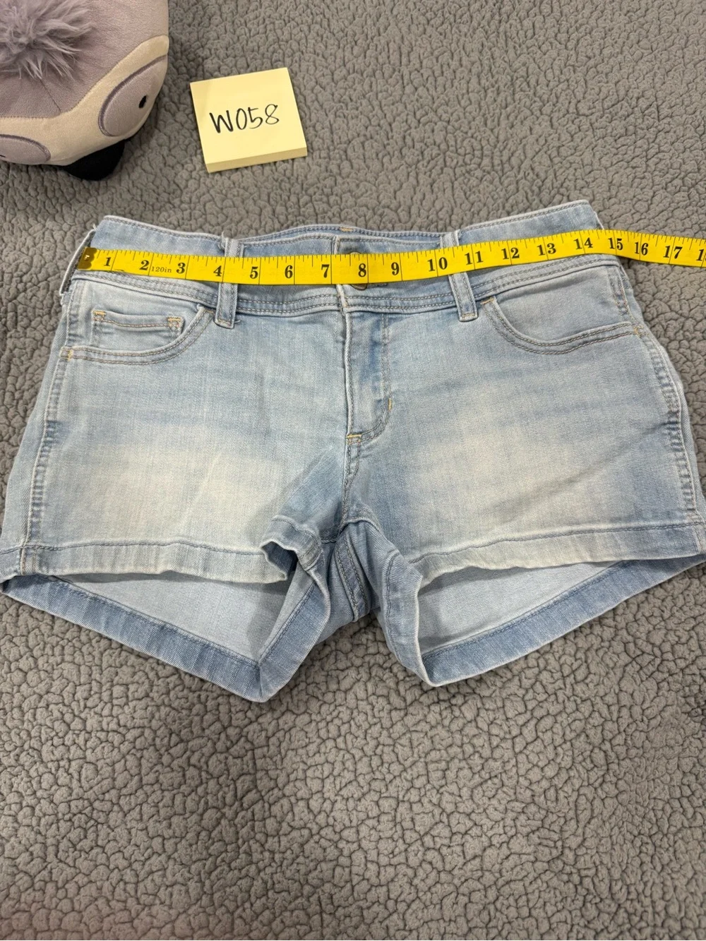 Hollister Light Wash Denim Jean Shorts